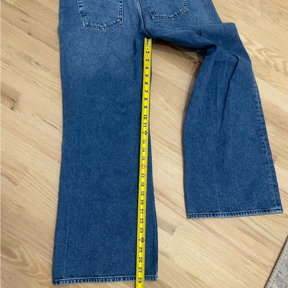 H&M Wide Leg High Waisted Jeans - Denim blue Size 32 - Picture 7 of 9